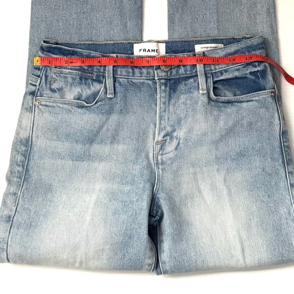 FRAME Le High Straight Jeans In Kerwin Size 26 - Picture 11 of 12